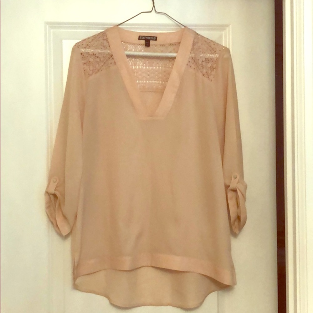 Express blush blouse